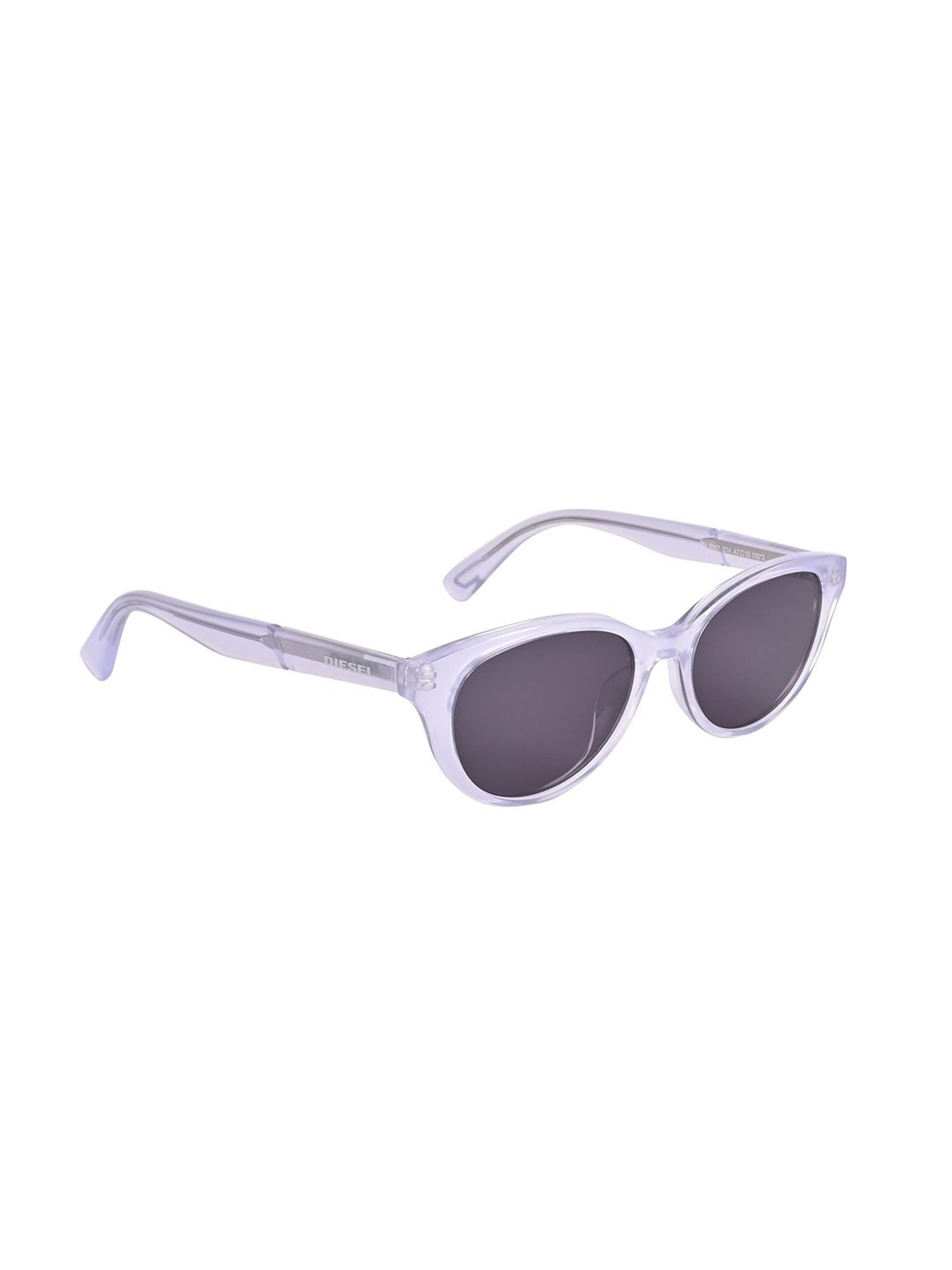 DIESEL DL0357 47 27A Grey Oval Sunglasses