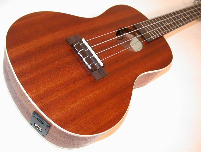 Kala Satin Mahogany Concert Acoustic Electric Ukulele with EQ, KA-CE