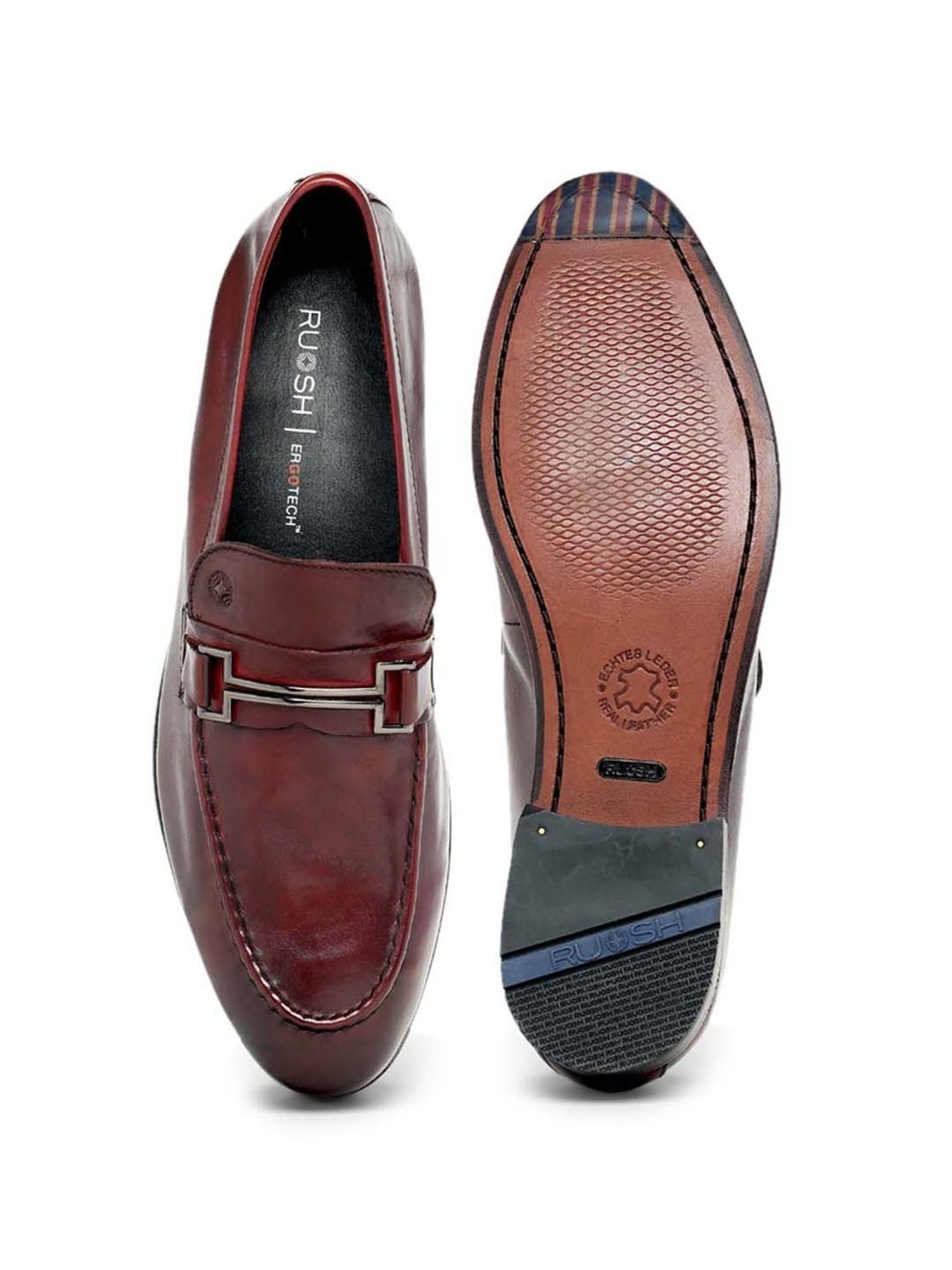 Ruosh Men's PAUL Red Loafers