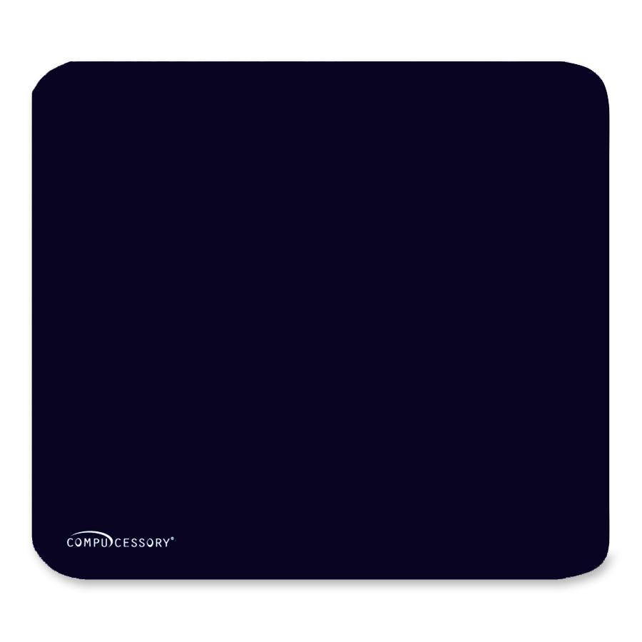Compucessory Economy Mouse Pad Nonskid Rubber Base 9-1/2"x8-1/2" Black 23617