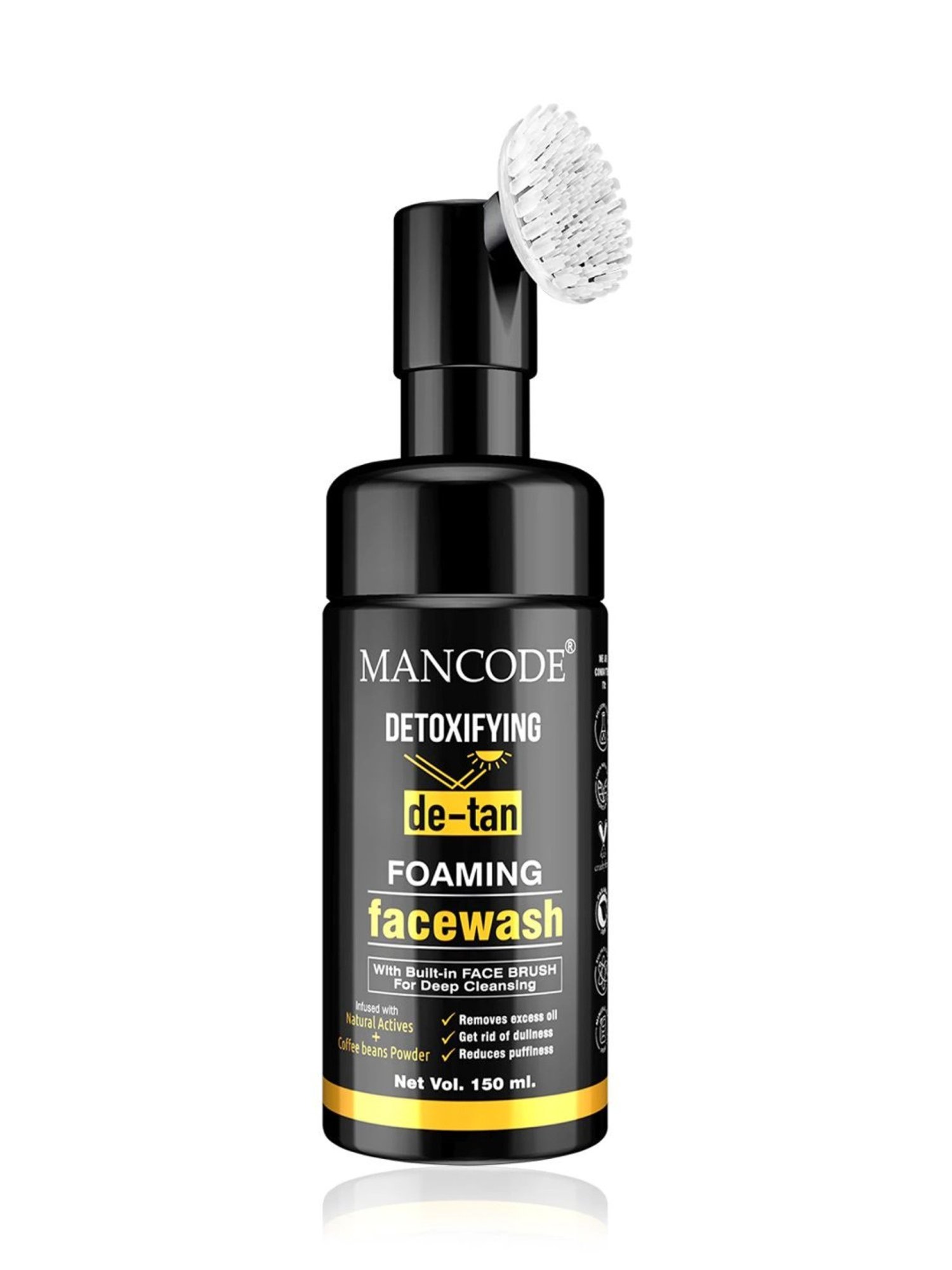 Mancode Detoxifying De-Tan Foaming Facewash - 150 ml
