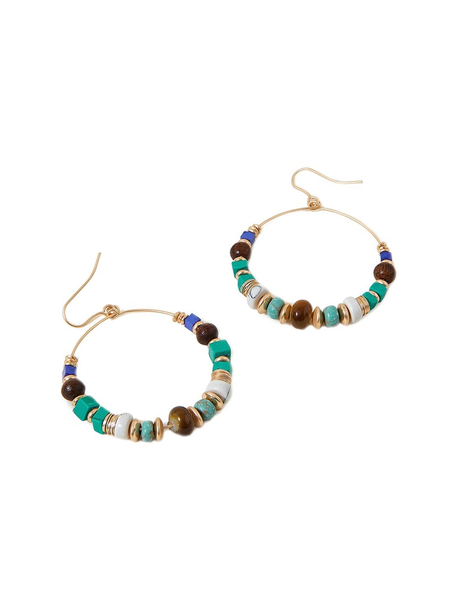 Accessorize London Large Beaded Drop Earrings