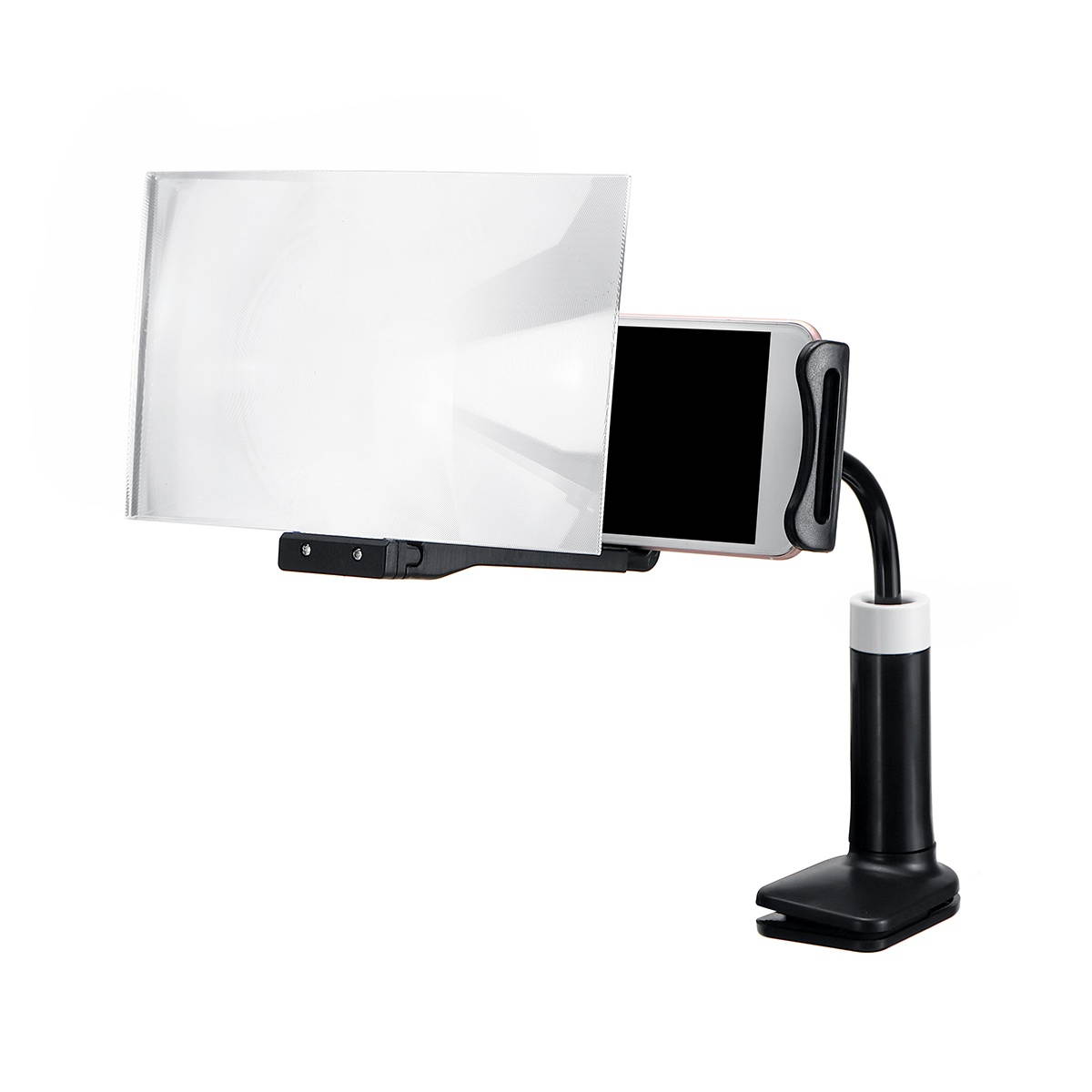 8 Inches 3D Phone Screen Magnifier Movie Video Amplifier Phone Holder For Smart Phones Black/001