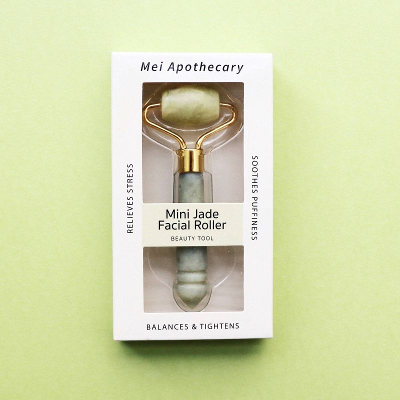 Mei Apothecary Mini Jade Facial Roller Beauty Tool - 1ct