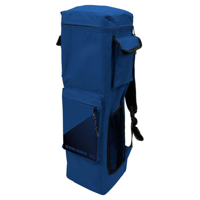 Quik Shade Go Hybrid 6 x 6 Foot Compact Slant Leg Outdoor Pop Up Canopy, Blue