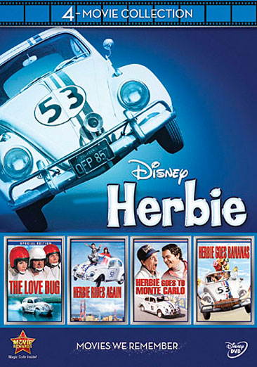 BUENA VISTA HOME VIDEO LOVE BUG/HERBIE GOES BANANAS/GOES TO MONTE C/RIDES AGAIN (DVD/4PK) D110311D