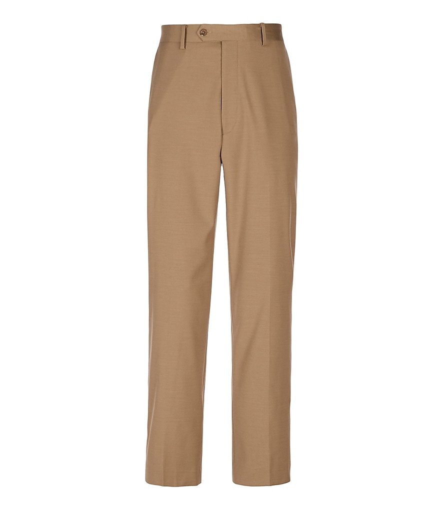 Daniel Cremieux Signature Solid Classic-Fit Flat-Front Dress Pants
