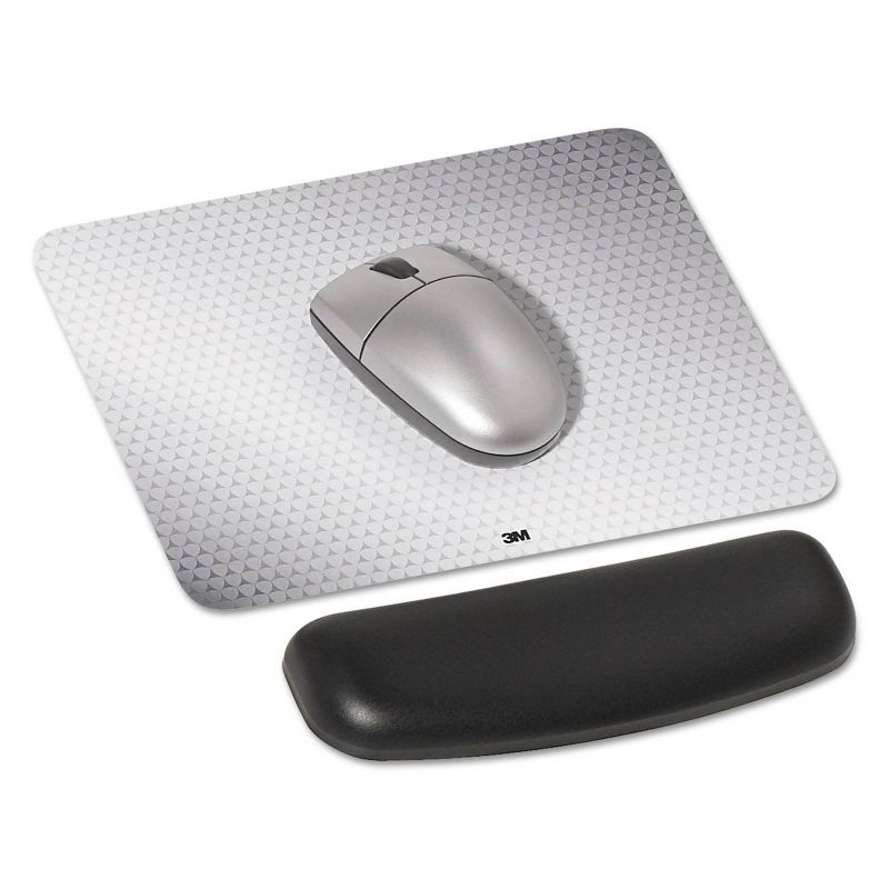 3M Gel Mouse Wrist Rest - Black Leather
