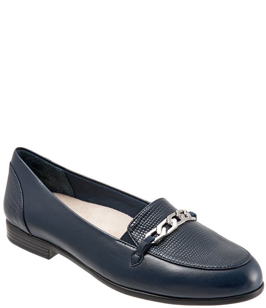 Trotters Anastasia Lizard Print Loafers