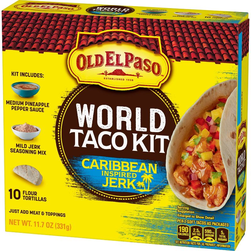 Old El Paso Dinner Kit Caribbean Taco - 11.7oz