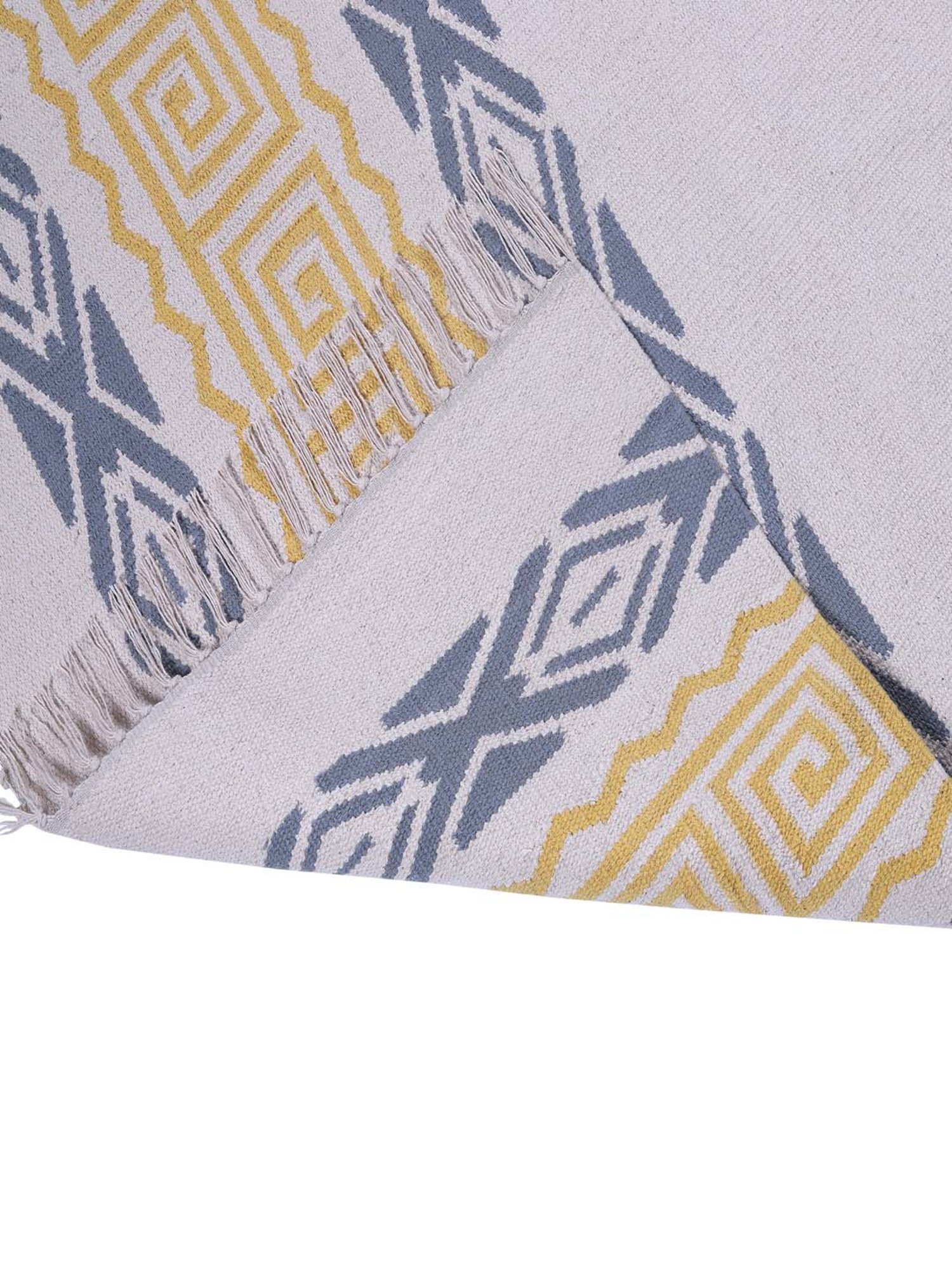 Pequra Multicolored Cotton Floor Covering Akbar Rug