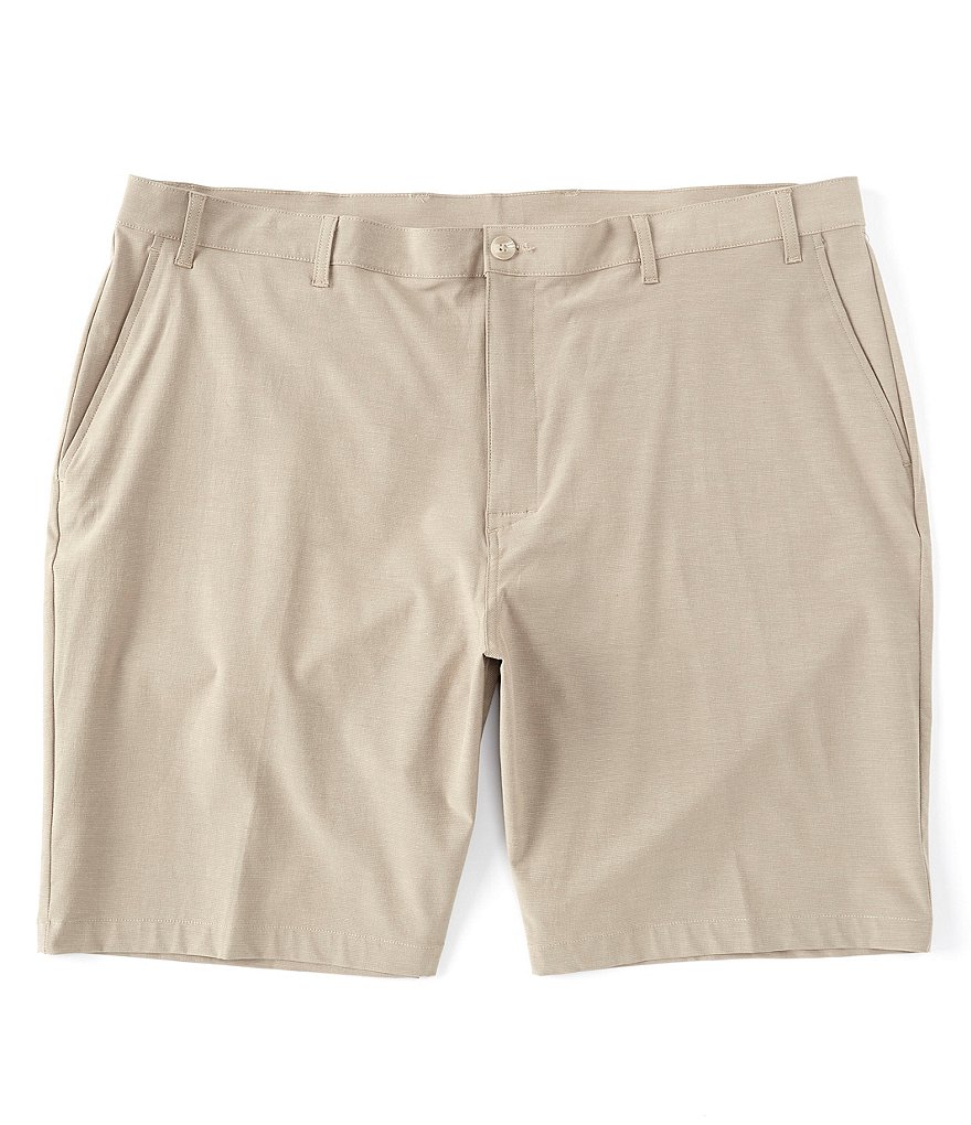 Callaway Big & Tall Textured Performance Stretch 10.5#double; Inseam Shorts