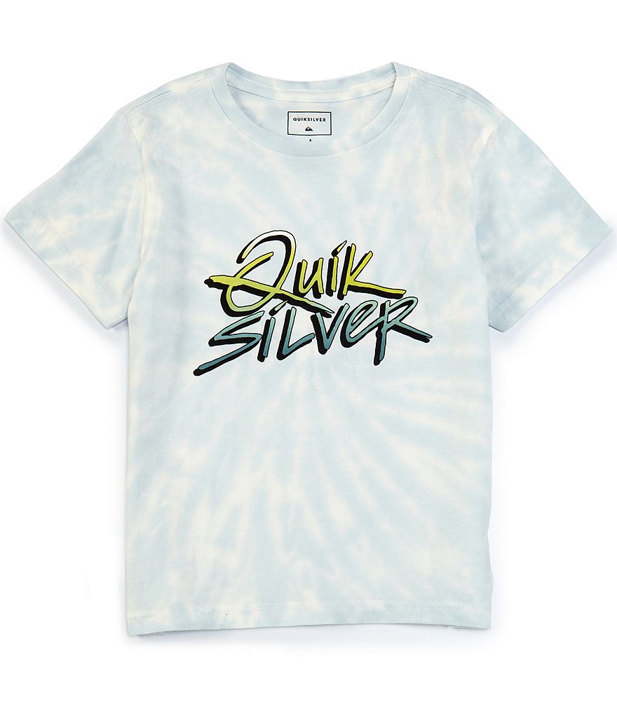 Nike Little Boys 2T-7 Short-Sleeve Swoosh AOP Block Logo Tee