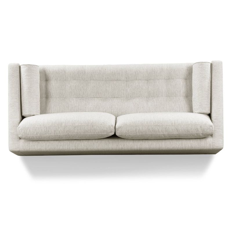 Florence Mid-Century Modern Sofa Bright Ash - Poly & Bark