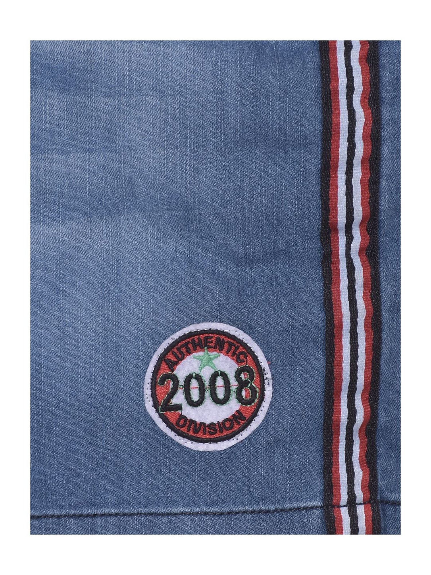 612 League Kids Blue Solid Shorts