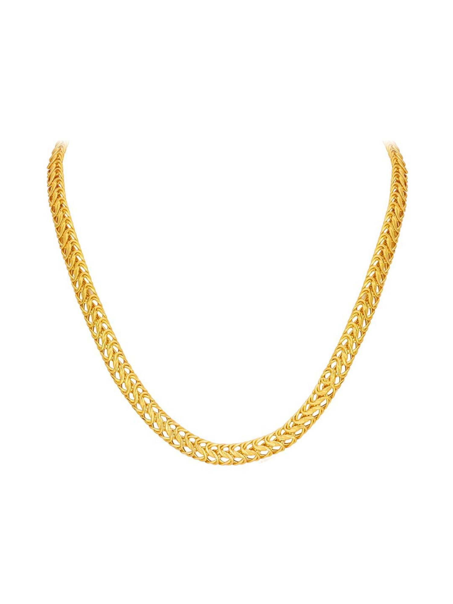 Waman Hari Pethe Jewellers BIS Hallmark 22k Yellow Gold Chain