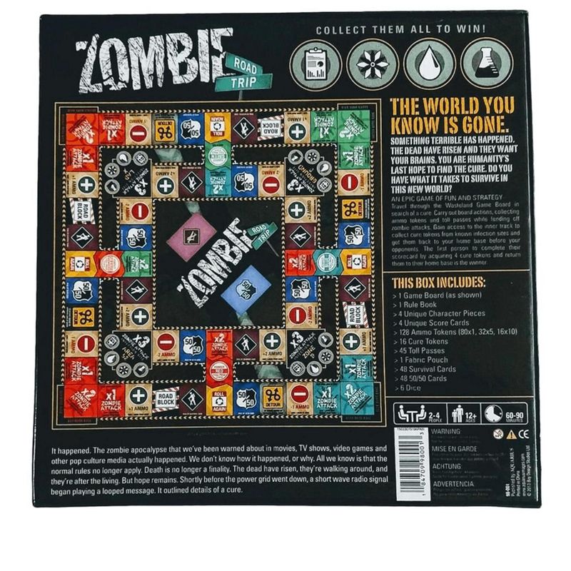 NMR Distribution Zombie Road Trip Board Game