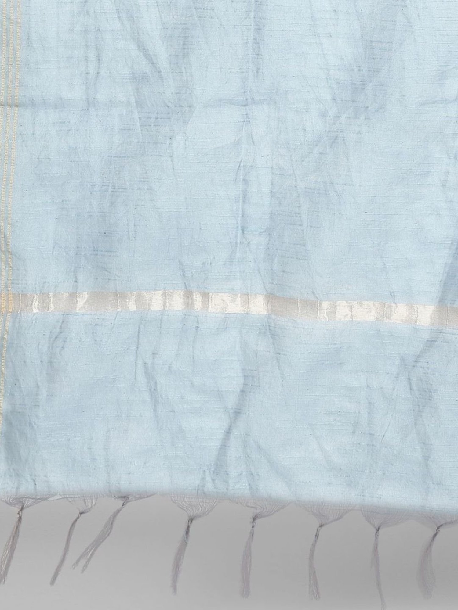 Janasya Peach & Grey Printed Kurta Palazzo Set With Dupatta