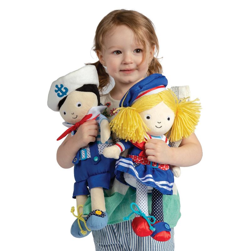 Manhattan Toy Dress Up Friends Aimee Doll for Toddlers 15 Inch