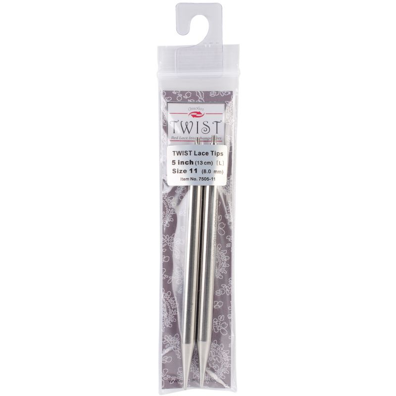 ChiaoGoo TWIST Red Lace Interchangeable Tips 5"-Size 11/8mm