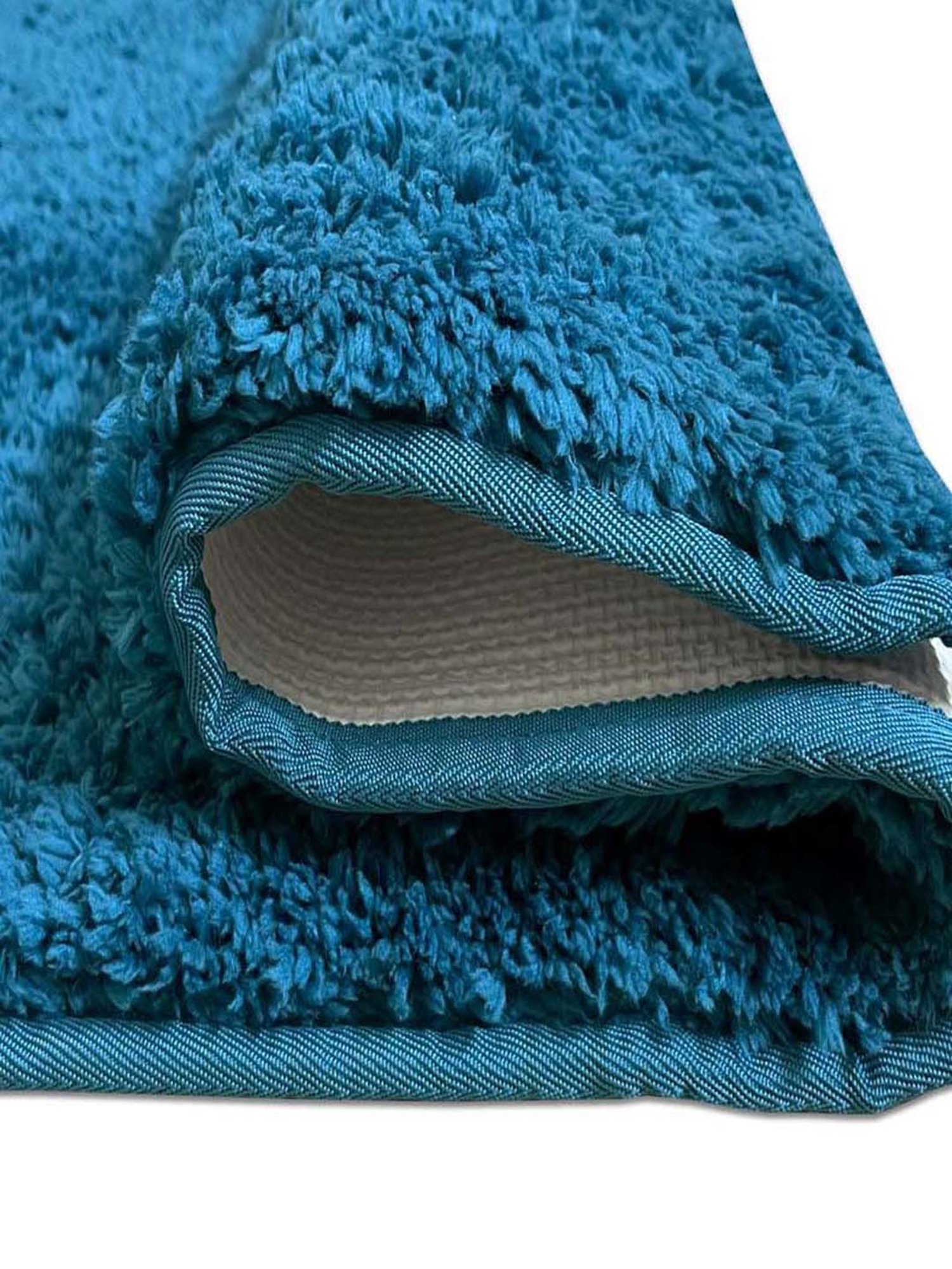 SPACES Dark Teal Acrylic Day To Day Plus Drylon Large Bath Mat
