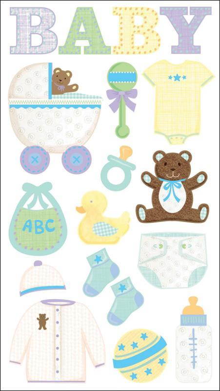 Sticko Classic Stickers-Baby Objects