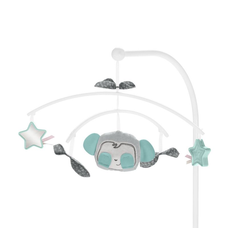 Simmons Kids' Silent Auto Gliding Deluxe Bassinet - Embossed Paisley