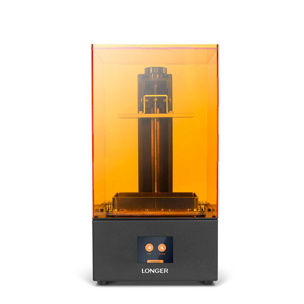Longer Orange 30 Upgraded SLA Light Curing UV Resin 3D Printer 2K High Resolution LCD  120*68*170mm Print Size with Touch Color Screen/Parallel LED Lighting