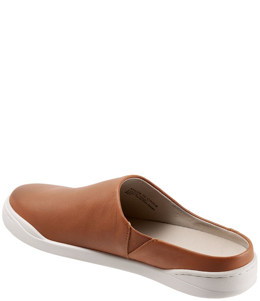SoftWalk Auburn Leather Mules