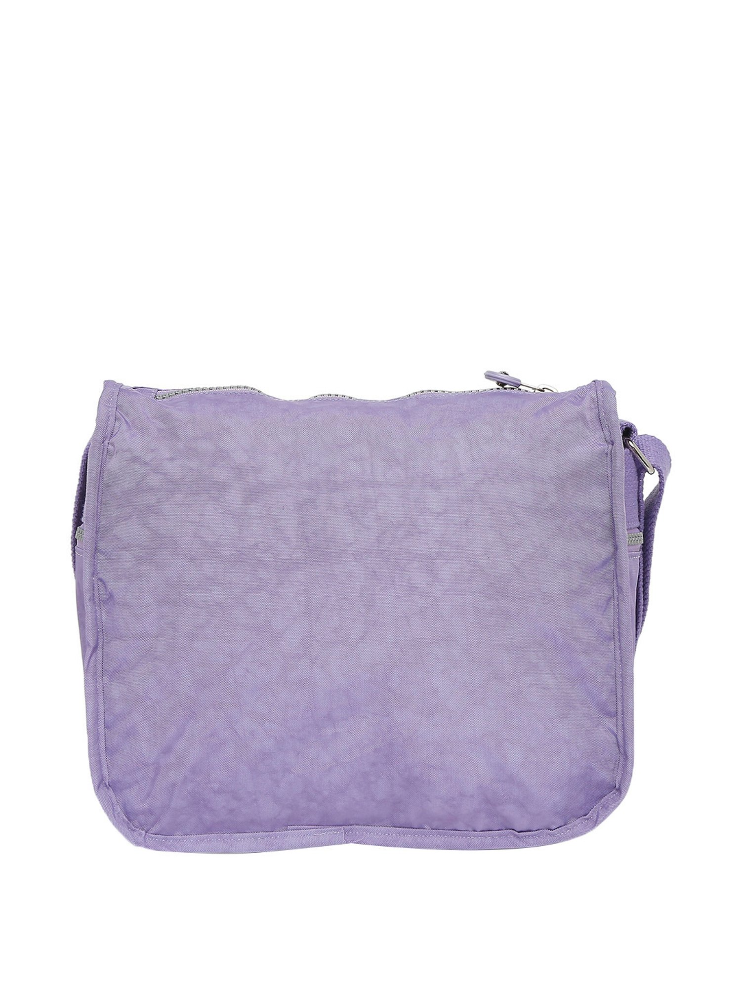 Baomi Purple Solid Medium Cross Body Bag