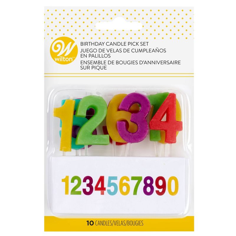 Wilton Numeral Candle Set - 10ct