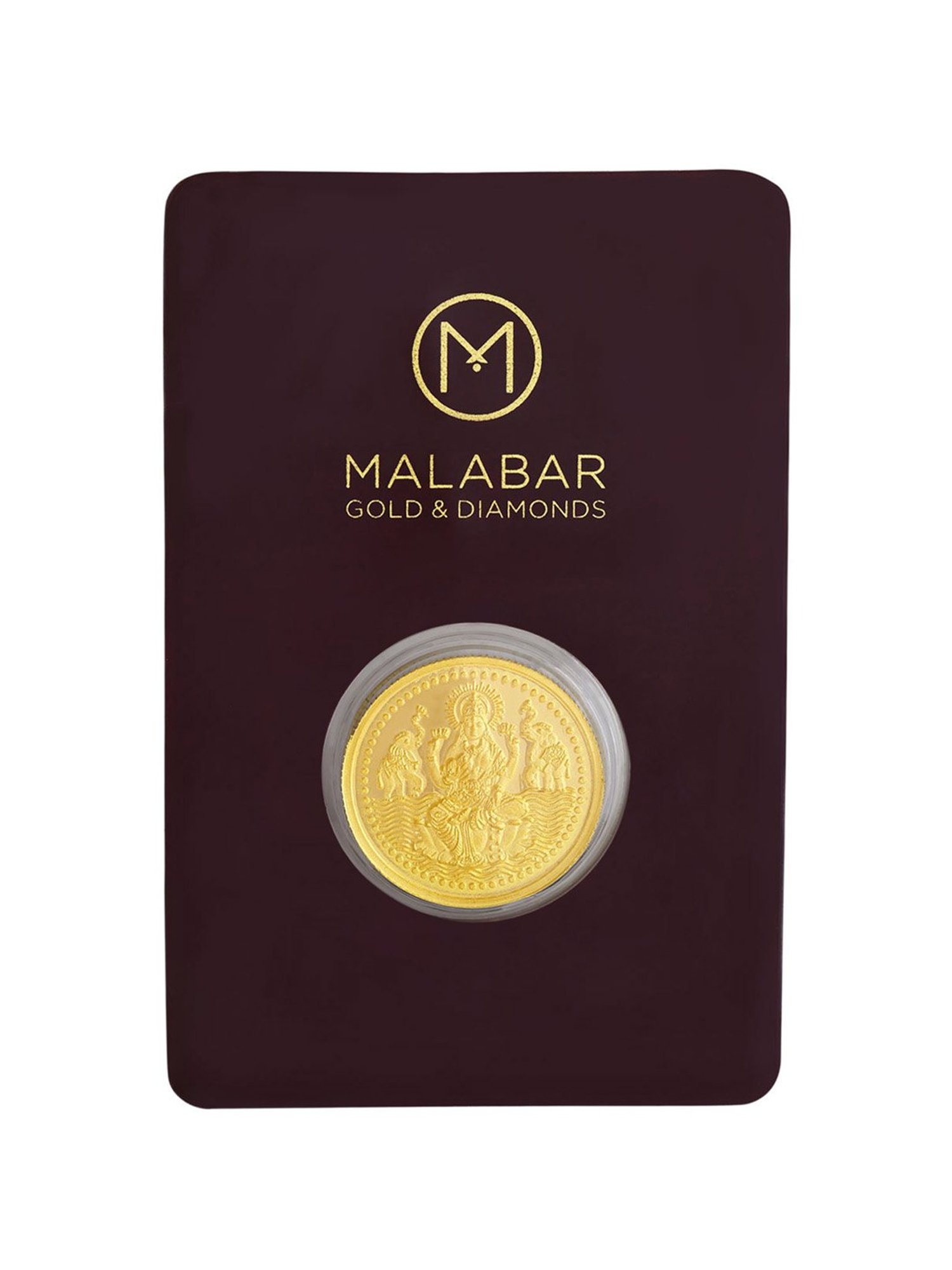 Malabar Gold and Diamonds 24k (999) 10gm Gold Coin