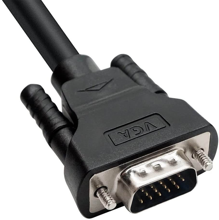 DTECH 5 Feet VGA to VGA Cable for Computer Monitor Projector 1080p High Resolution (1.5m)