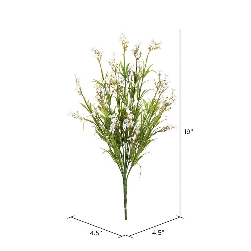 Vickerman 27.5" Artificial Green Ivy Hanging Bush.