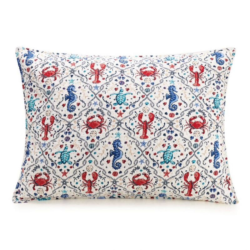 King Sea Life Pillow Sham Blue - Vera Bradley