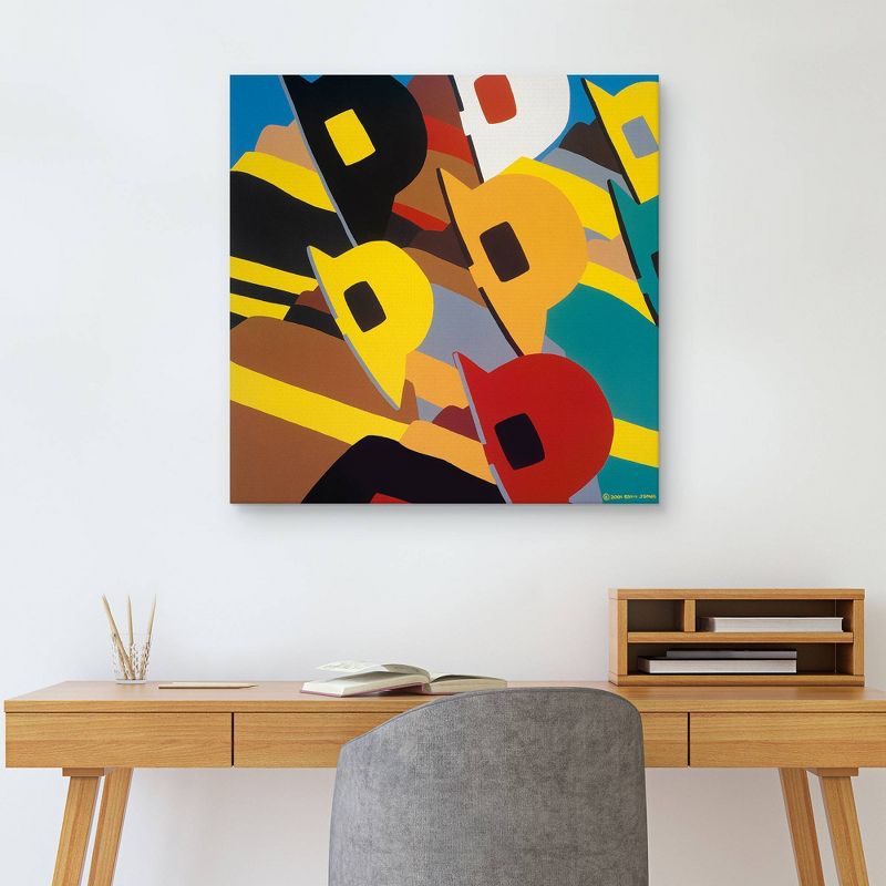 35" x 35" In Unity by Synthia Saint James Canvas Art Print - Masterpiece Art Gallery