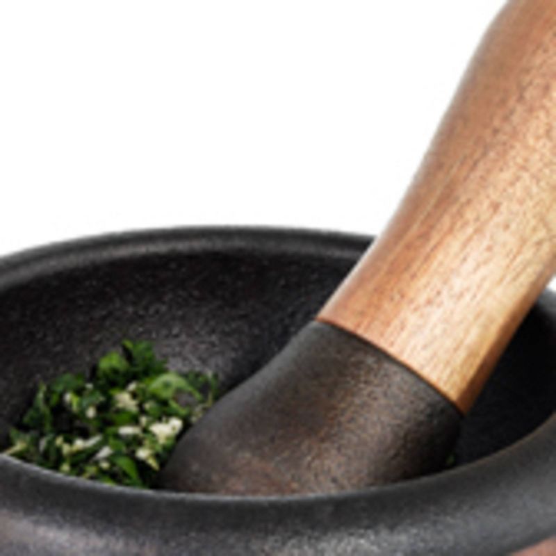 Adhoc Cast Iron Mortar and Pestle Crush