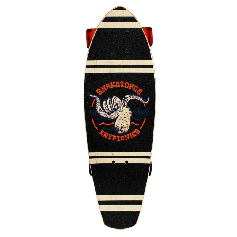 Kryptonics 27" Shakotopus Cruiser Board - Orange/Blue/Black