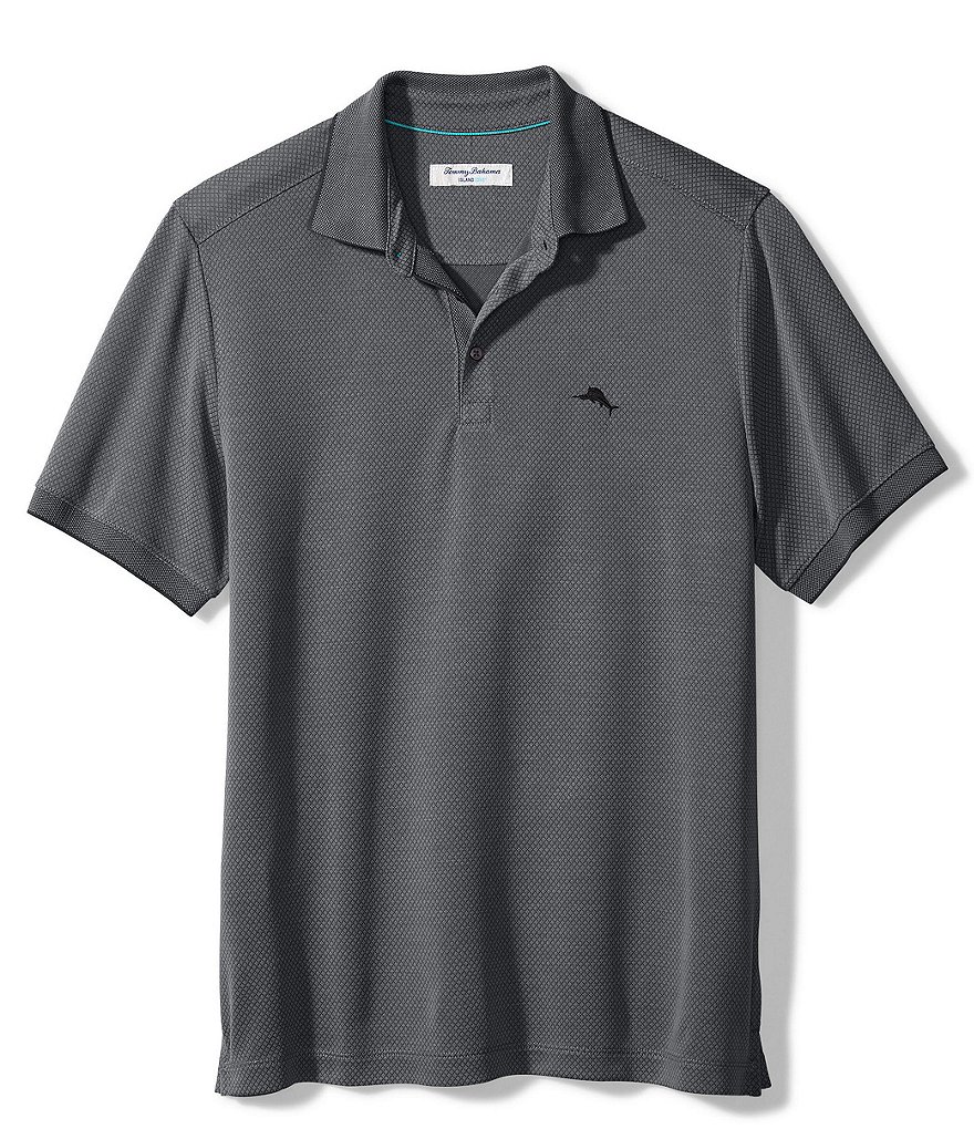 Tommy Bahama Big & Tall IslandZone Diamond Dunes Short-Sleeve Polo Shirt