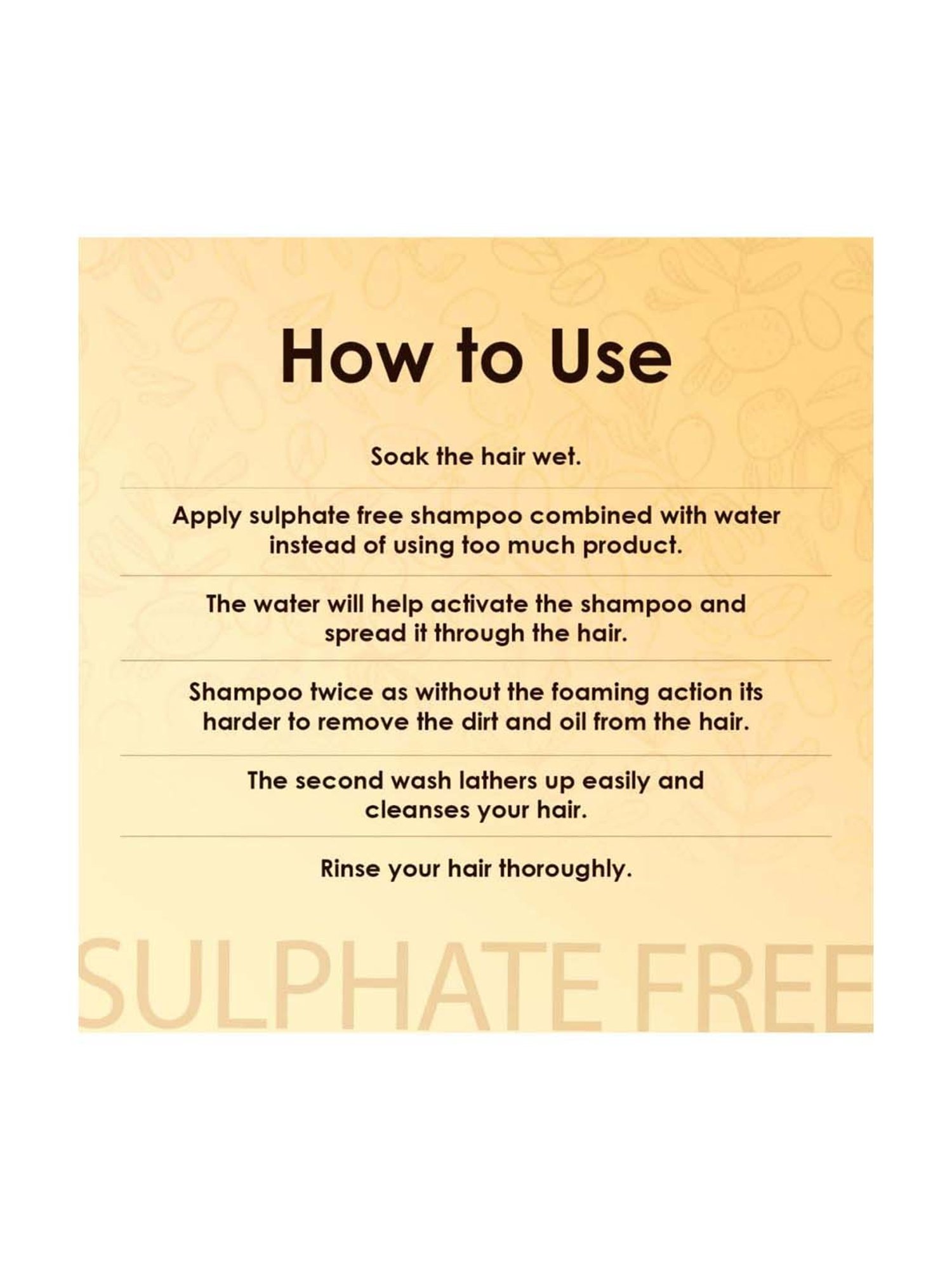 Zobha Sulphate Free Shampoo for Hair Fall Control & Straighter Shiny Hair - 500 ml