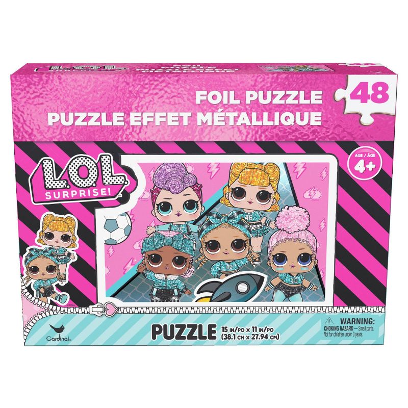 Cardinal L.O.L. Surprise! Foil Effect Kids' Jigsaw Puzzle - 48pc