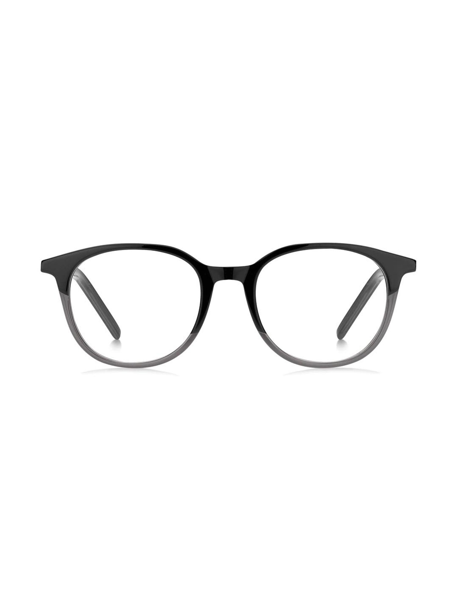 HUGO Black Oval Eye Frames for Men
