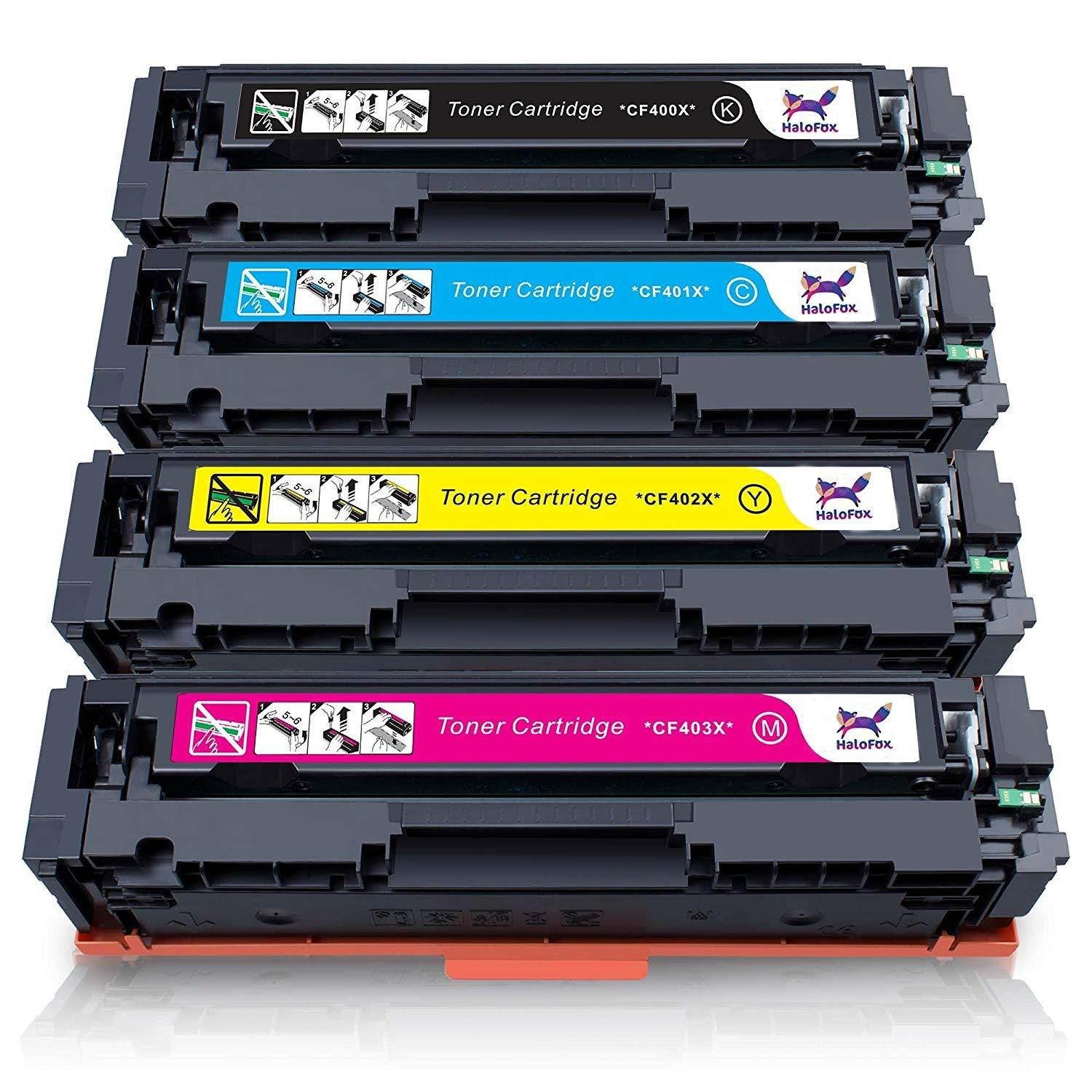 201X Toner Cartridges Replacement HP 201X CF400X 201A CF400A M277dw Compatible HP Color Laserjet Pro MFP M252dw M277C6 M277DW