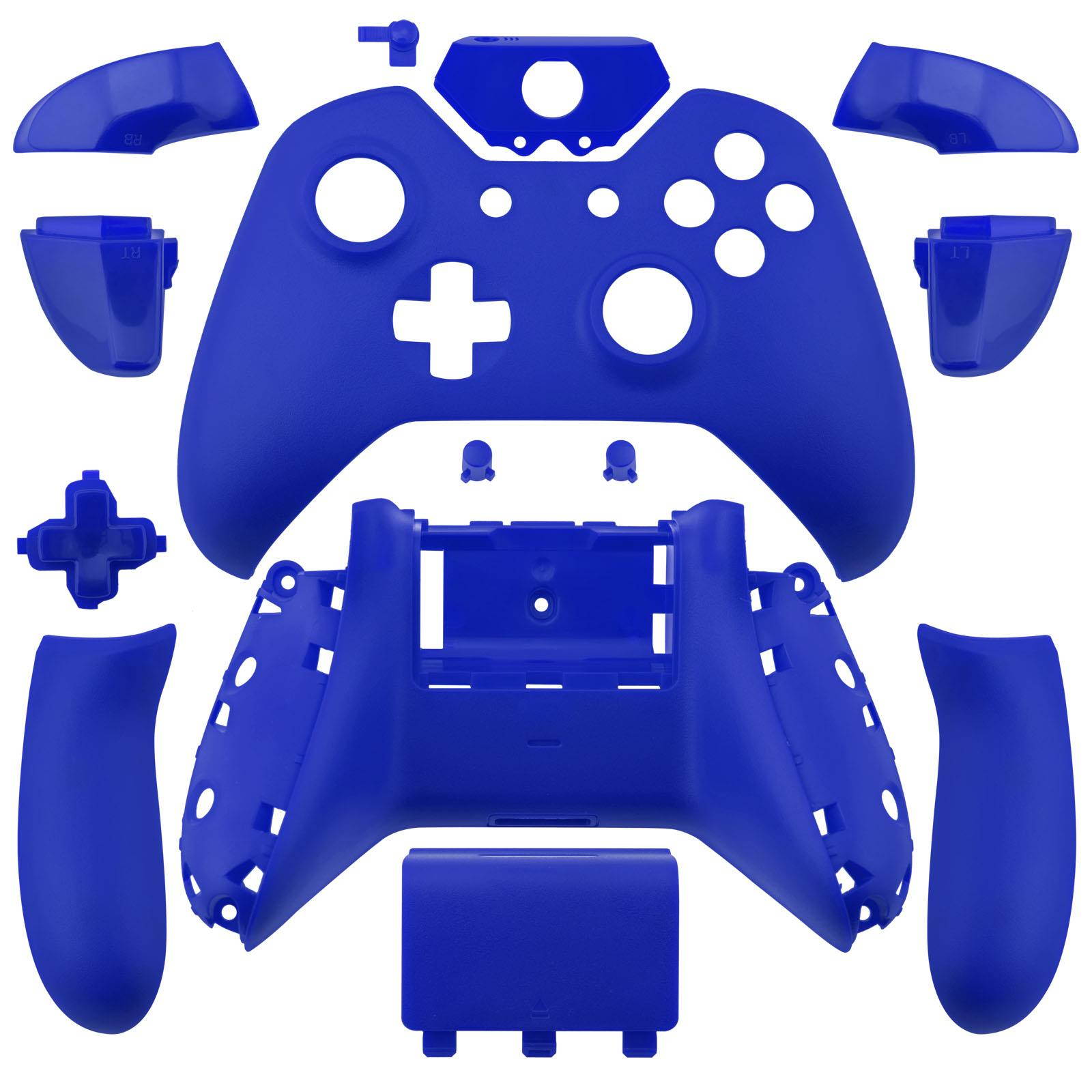 Wireless Controller Full Shell Case Housing for Xbox One Matte Blue