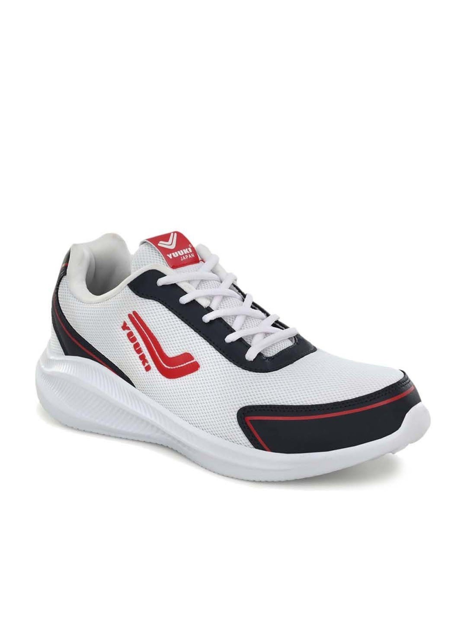 Yuuki Men's ALPHA RUN White Running Shoes