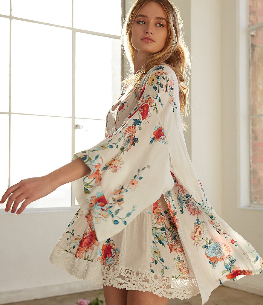 kate spade new york Bridal Charmeuse Robe