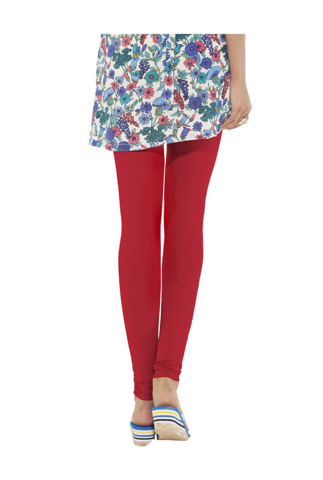 Go Colors Cherry Skinny Fit Churidar