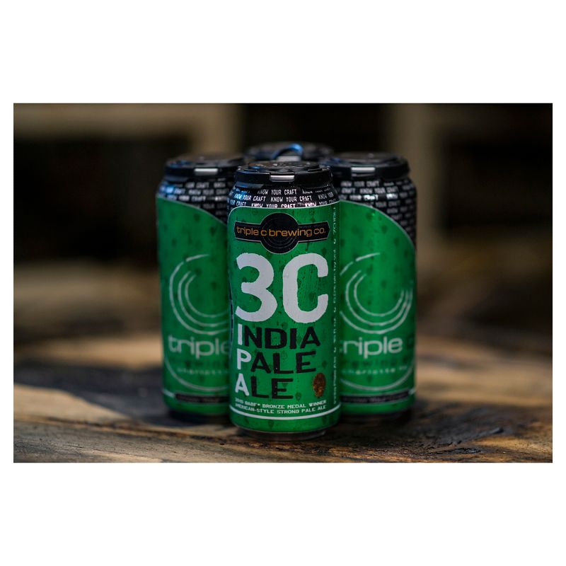 Triple C 3C IPA Beer - 4pk/16 fl oz Cans