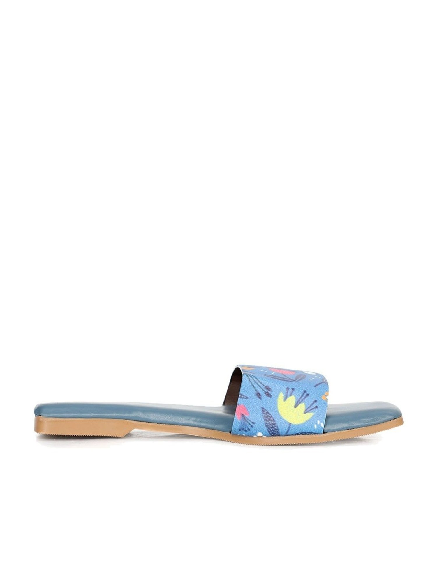 NR by Nidhi Rathi Women's Blue Casual Sandals