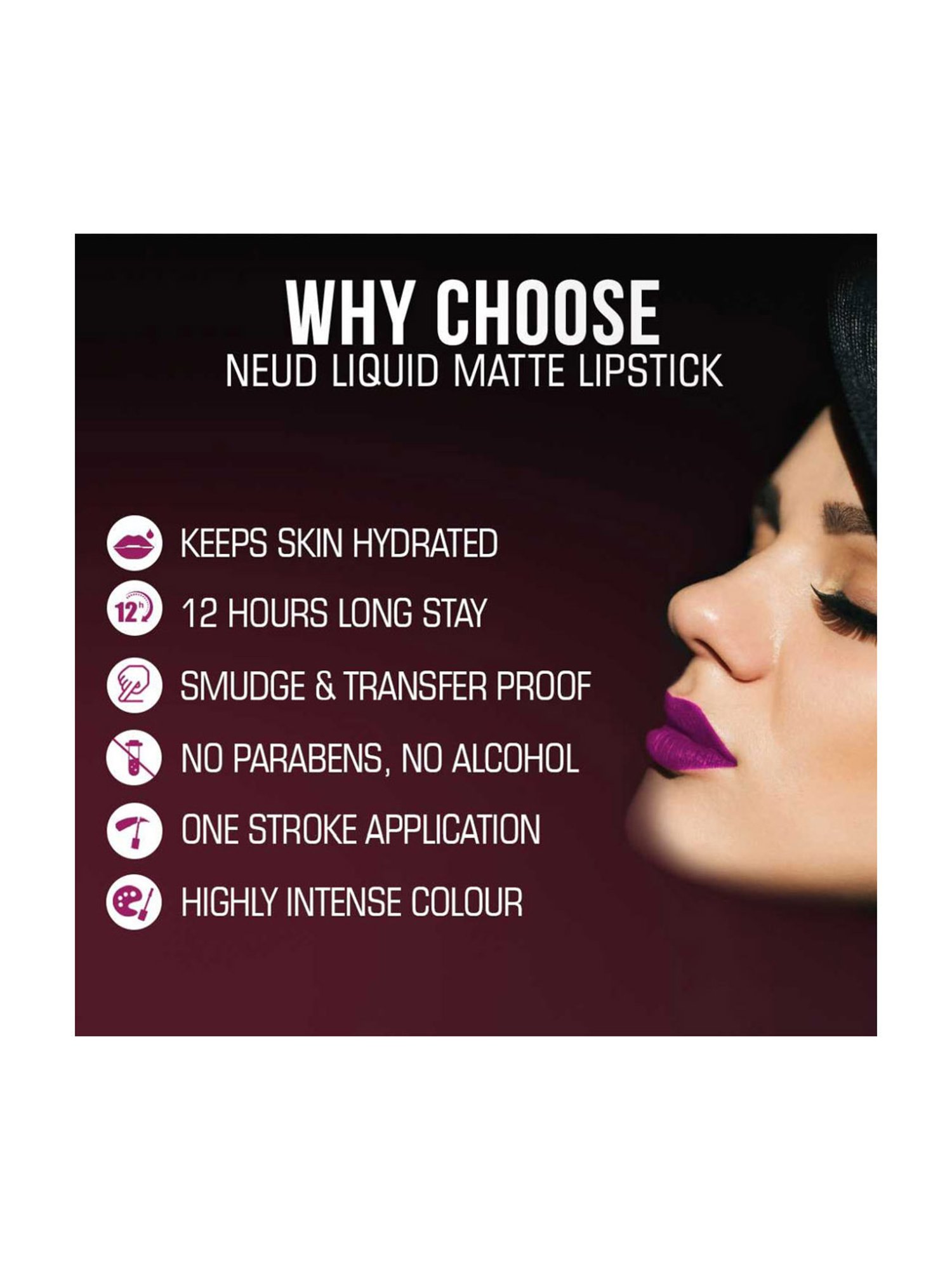 NEUD Matte Liquid Lipstick Boss Lady with Free Lip Gloss - Pack of 2 (Each)